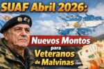 SUAF Abril 2026: Nuevos Montos para Veteranos de Malvinas