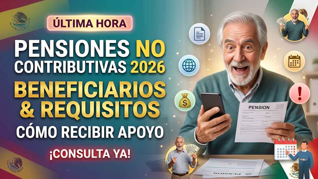 Pensiones No Contributivas 2026: Beneficiarios y requisitos para recibir apoyo