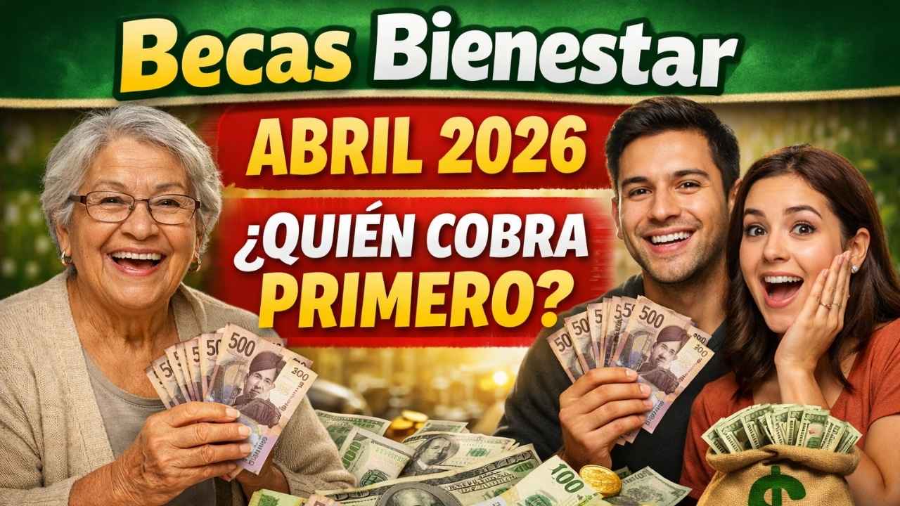 Becas Bienestar Abril 2026: Quién Cobra Primero