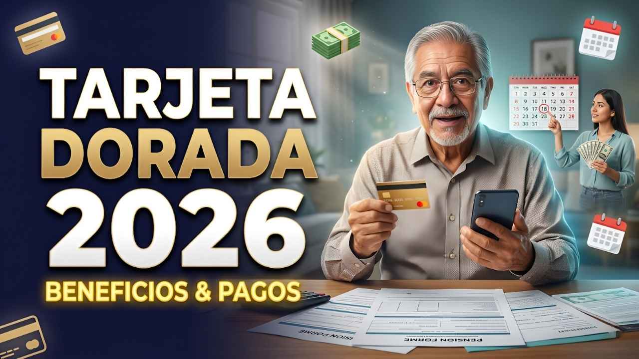 Tarjeta Dorada Bienestar 2026: beneficios, registro y pagos para adultos mayores