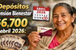 Depósitos Pensión Bienestar $6,700 abril 2026: adultos mayores, inscripción rápida y fecha confirmada
