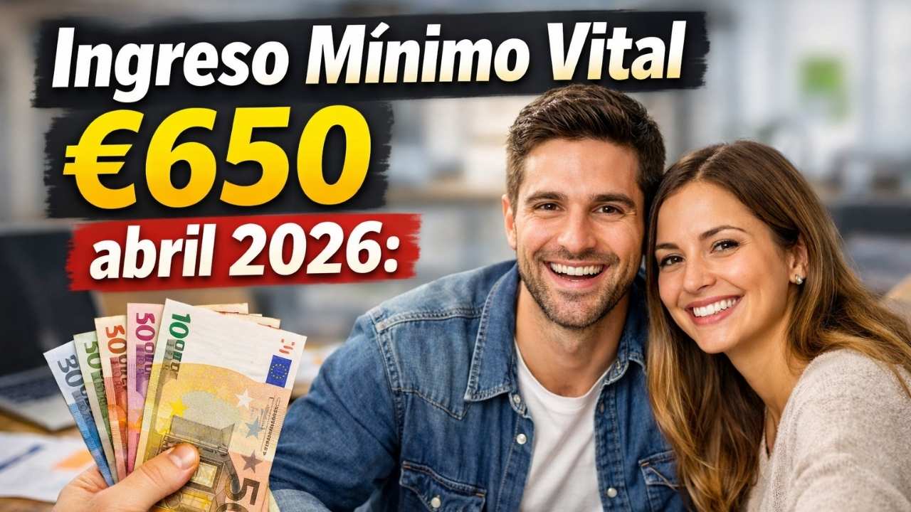 Ingreso Mínimo Vital €650 abril 2026: hogares vulnerables, requisitos y fecha de ingreso bancario