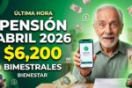 Pensión Bienestar abril 2026 $6,200 bimestrales, requisitos y calendario de depósitos