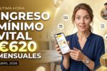 Ingreso Mínimo Vital abril 2026 hasta €620 mensuales, quién puede pedirlo y cuándo se deposita