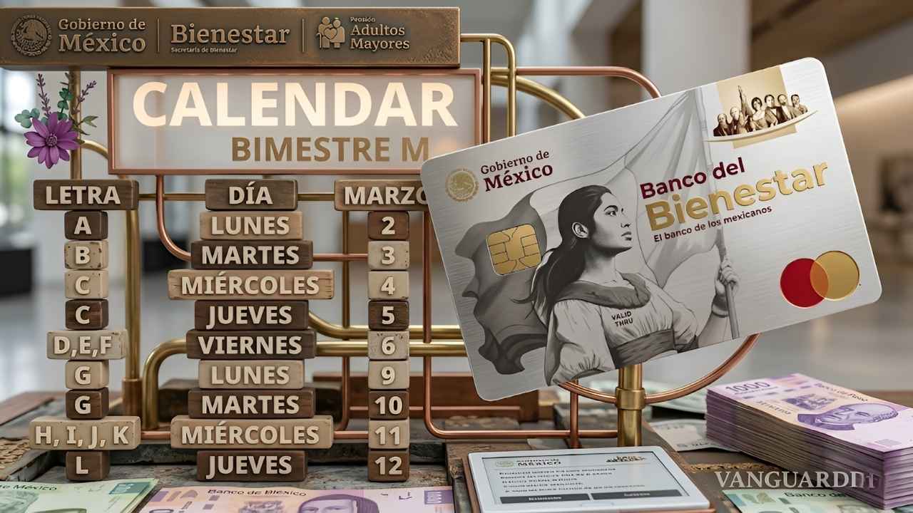 Calendario Pensión Bienestar 2026: registro por apellidos del 13 al 17 de abril